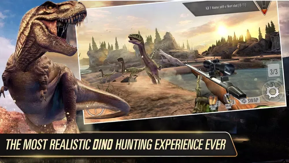 Captures d'écran de Dino Hunter Shooting Game