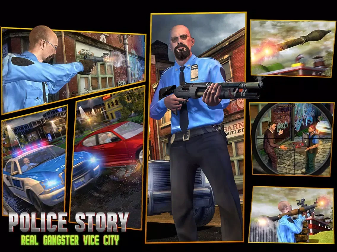 ภาพหน้าจอของ Police Story: Gangster City iPad 