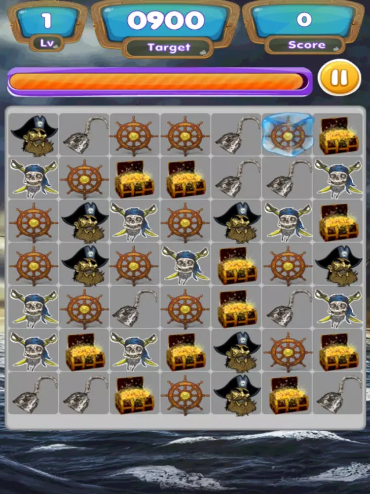 تصاویر Pirate Treasure Crush Puzzle iPad 