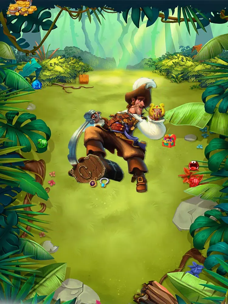 Pirate Journey Match 3 iPad 應用截圖