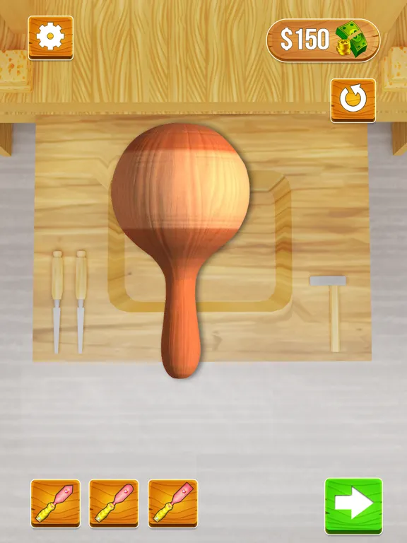 ภาพหน้าจอของ Wood Carving 3D iPad 