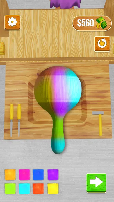 ภาพหน้าจอของ Wood Carving 3D