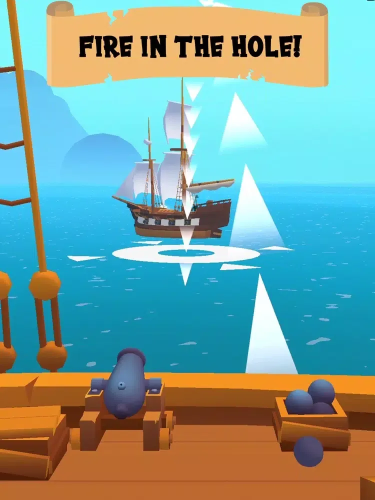 Tangkapan layar Pirate Attack 3D iPad 
