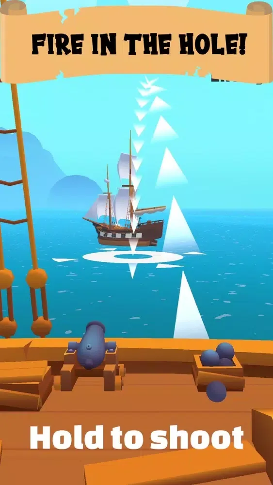 Tangkapan layar Pirate Attack 3D