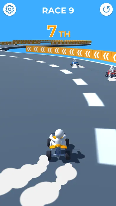 Capturas de tela do Glide Racers