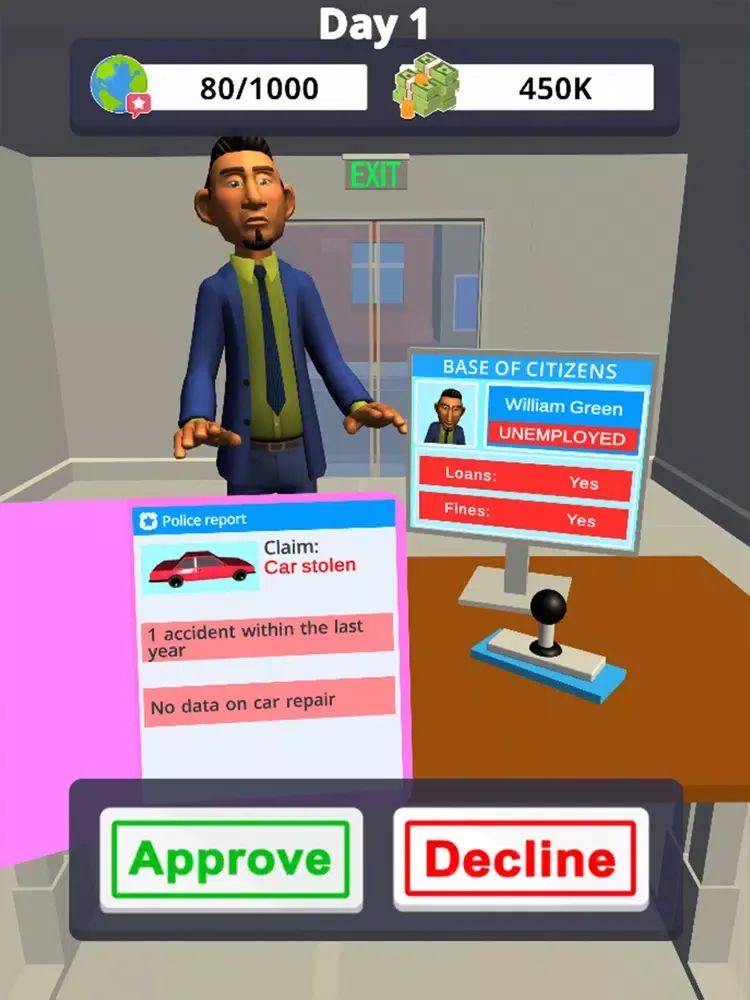 Insurance agent simulator iPad  স্ক্রিনশট