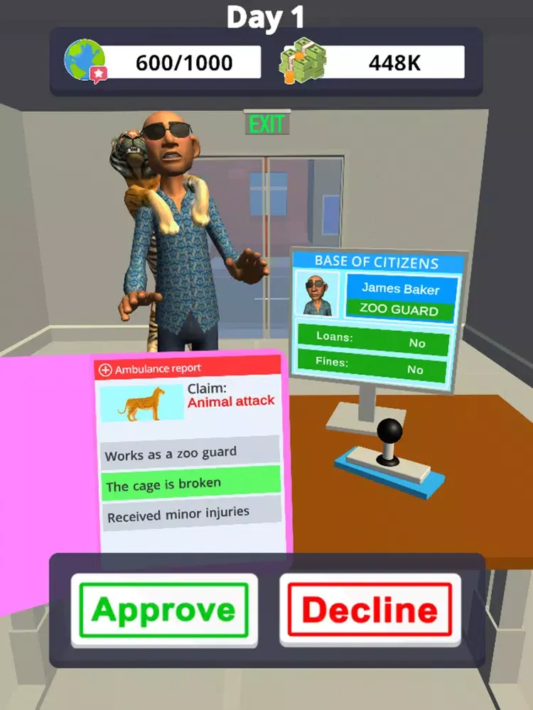 Insurance agent simulator iPad  স্ক্রিনশট