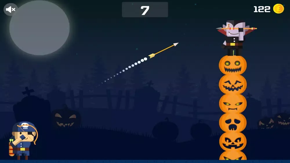 ภาพหน้าจอของ Crazy Archer!