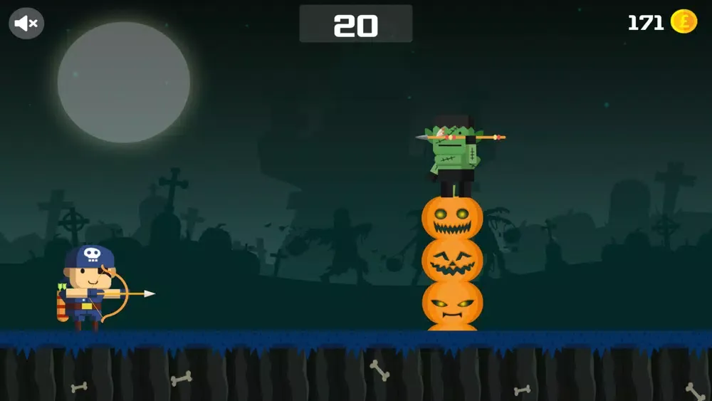 ภาพหน้าจอของ Crazy Archer!