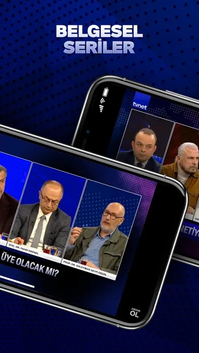 Capturas de tela do tvnet