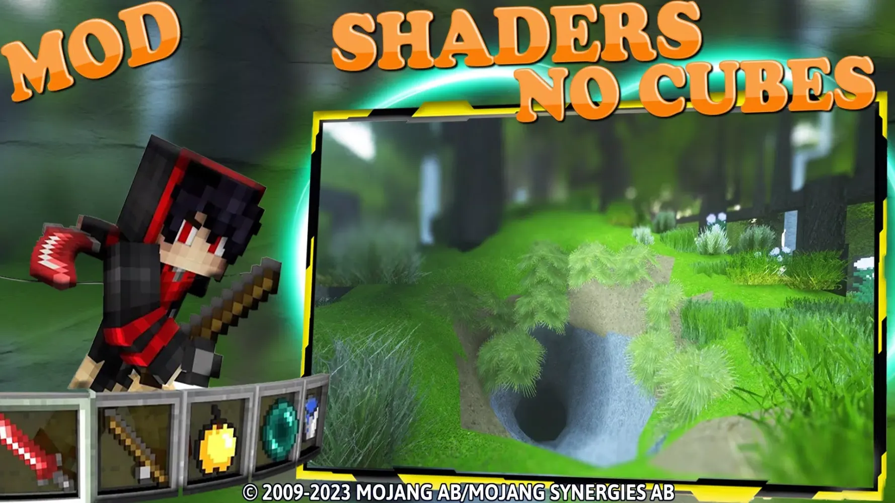 No Cubes Shader: MCPE Textures Screenshots