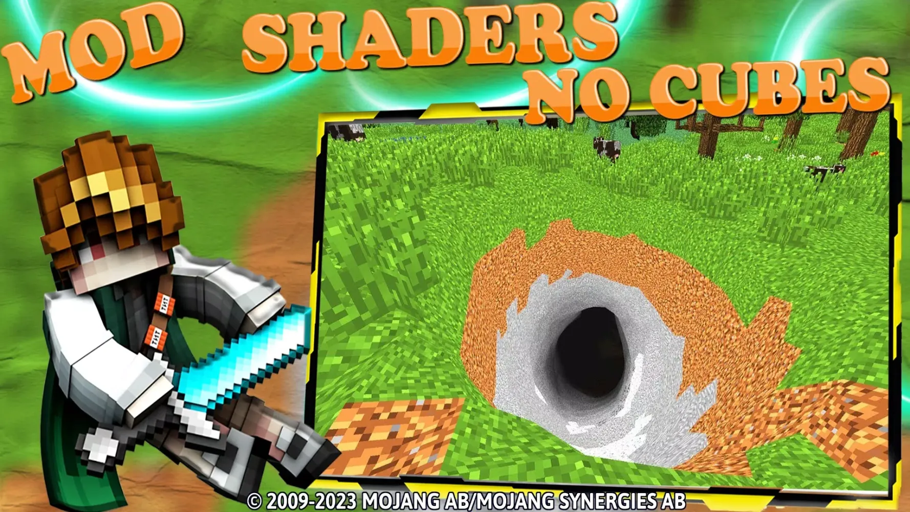 No Cubes Shader: MCPE Textures Screenshots