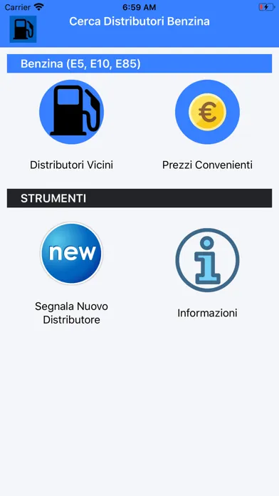 Cerca Distributori Benzina应用截图