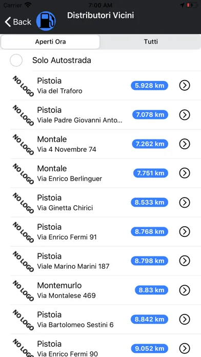 Cerca Distributori Benzina应用截图