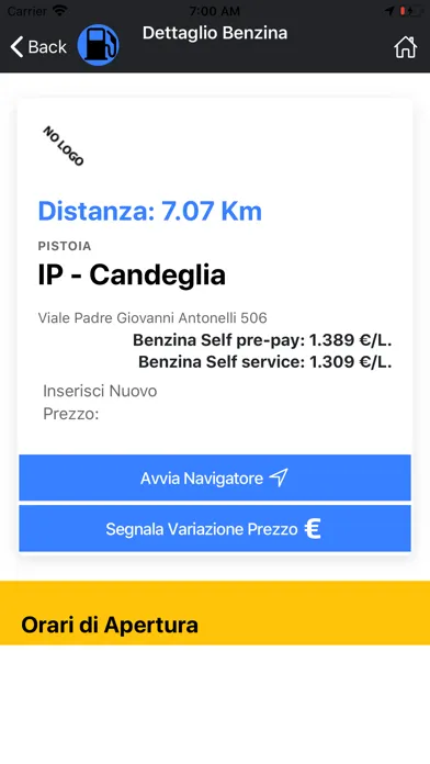 Cerca Distributori Benzina应用截图