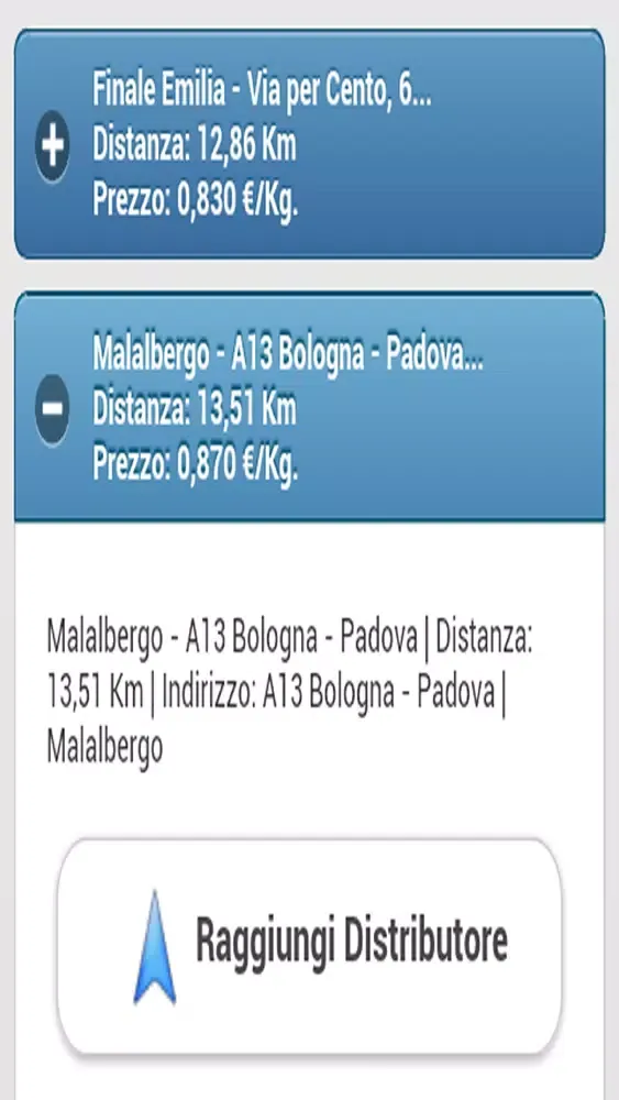 Zrzuty ekranu Cerca Distributori GPL PRO