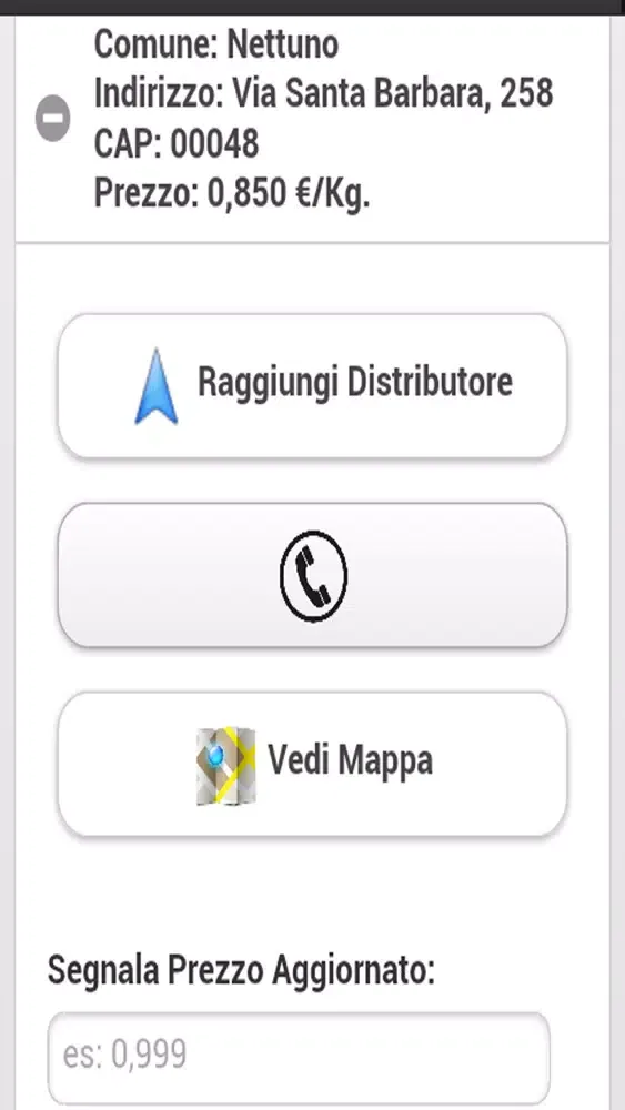 Zrzuty ekranu Cerca Distributori GPL PRO