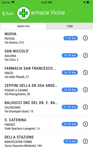 Captures d'écran de Cerca Farmacia