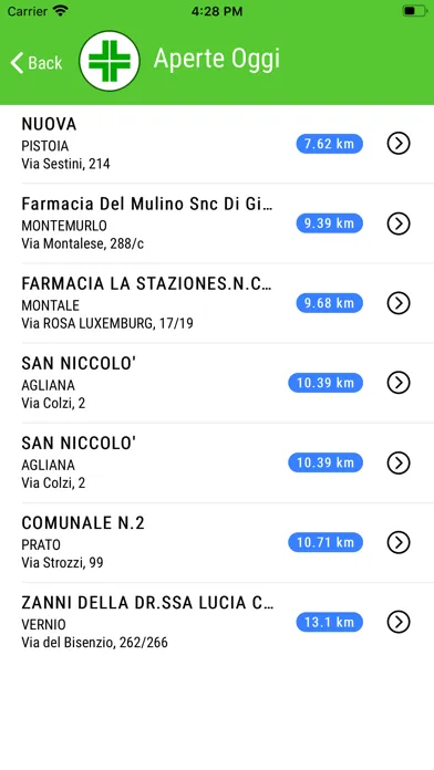 Captures d'écran de Cerca Farmacia