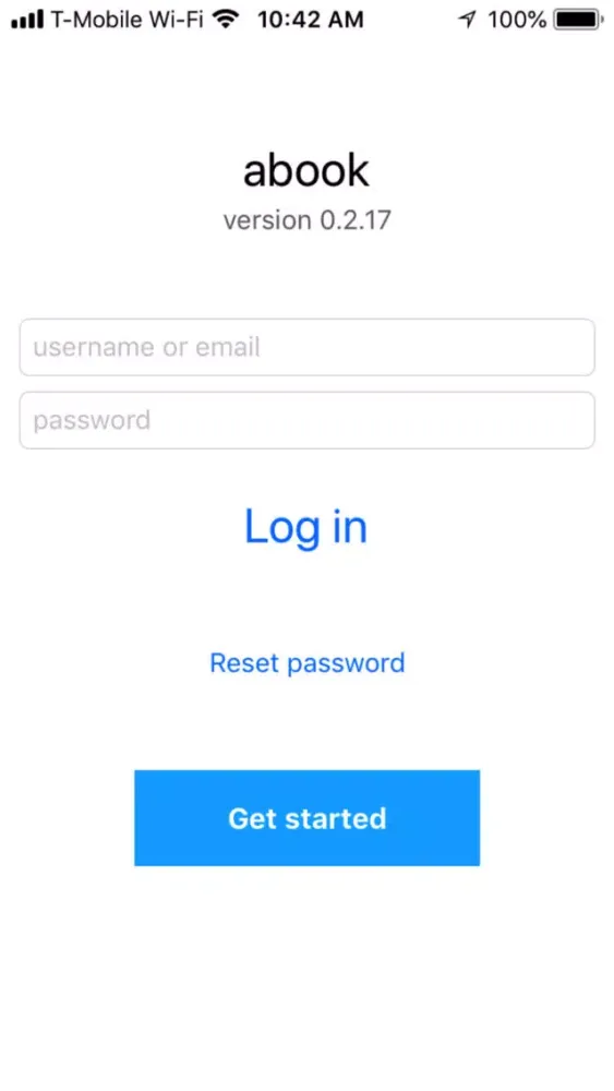 abook app Screenshots