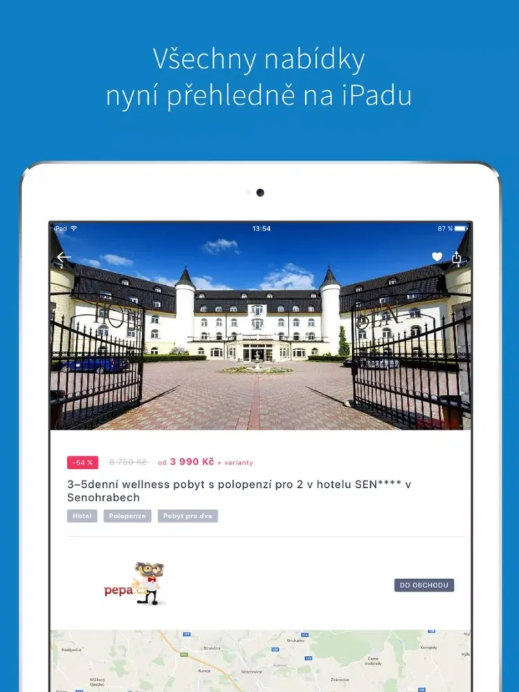 Tangkapan skrin Skrz.cz™ - Vyhledávač slev iPad 