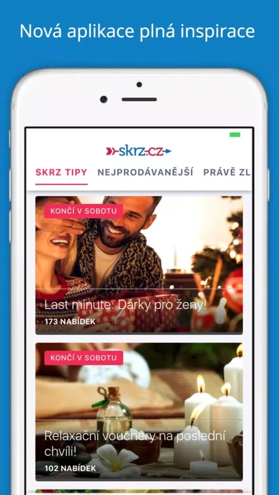 Tangkapan skrin Skrz.cz™ - Vyhledávač slev