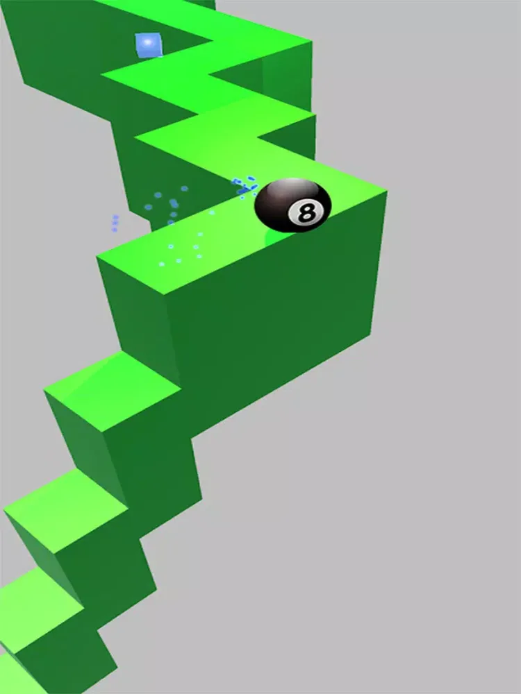 B Ball Zig Zag Run iPad  Screenshots