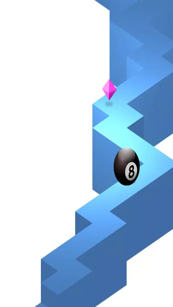 B Ball Zig Zag Run Screenshots