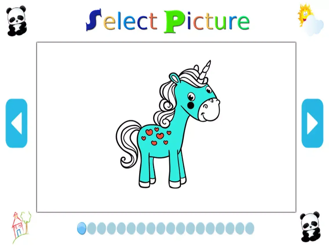 Capturas de tela do Animal Coloring Pages Game iPad 