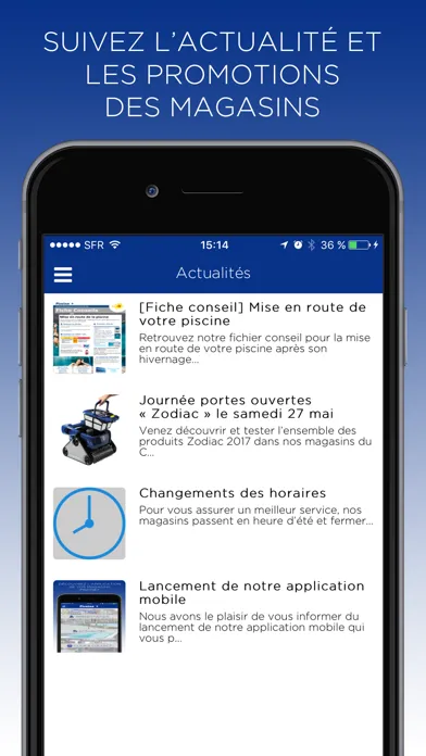 Screenshot di Piscine Plus : votre professionnel piscine et spa