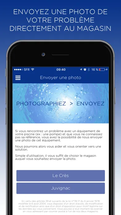 Screenshot di Piscine Plus : votre professionnel piscine et spa