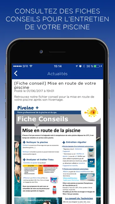 Screenshot di Piscine Plus : votre professionnel piscine et spa