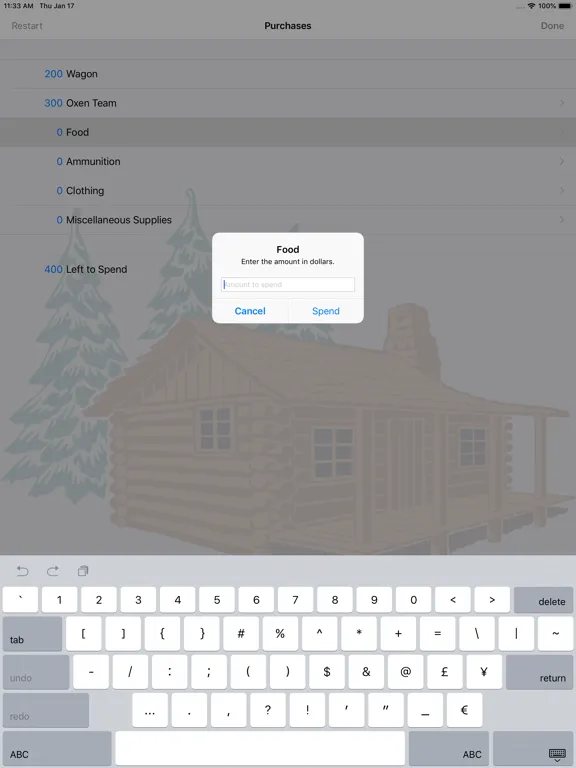 ภาพหน้าจอของ Wagon West iPad 