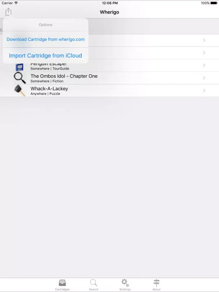 Wherigo iPad  স্ক্রিনশট
