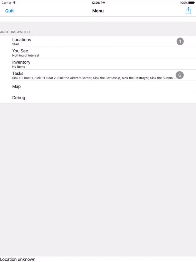 Wherigo iPad  স্ক্রিনশট