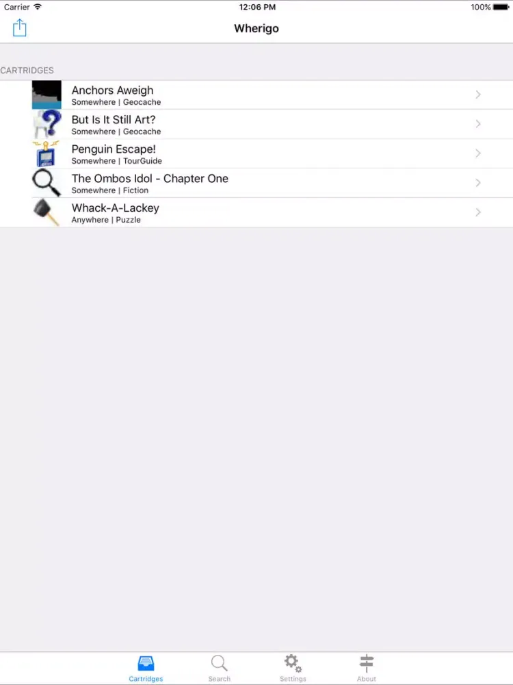 Wherigo iPad  স্ক্রিনশট