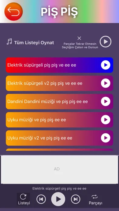 Tangkapan skrin Piş Piş Bebek