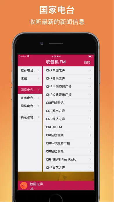收音机FM-全国广播电台随时听 Ekran Görüntüleri