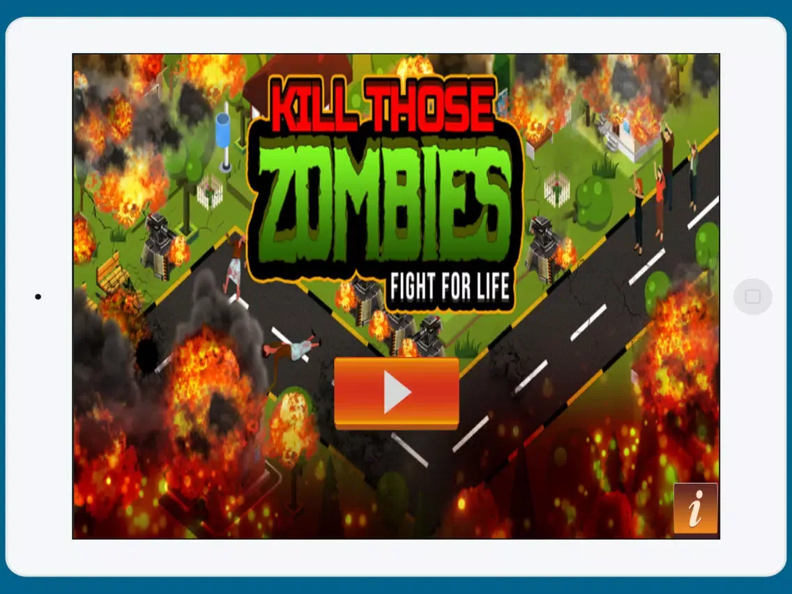 Capturas de tela do Kill those Zombies iPad 