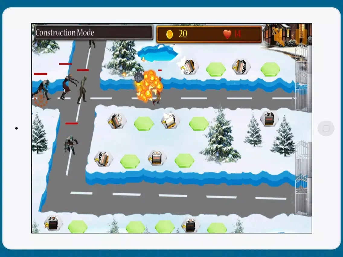 Capturas de tela do Kill those Zombies iPad 