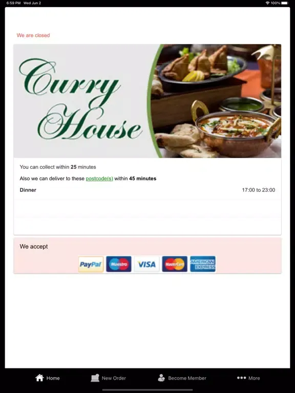 Captures d'écran de Curry House - Online iPad 
