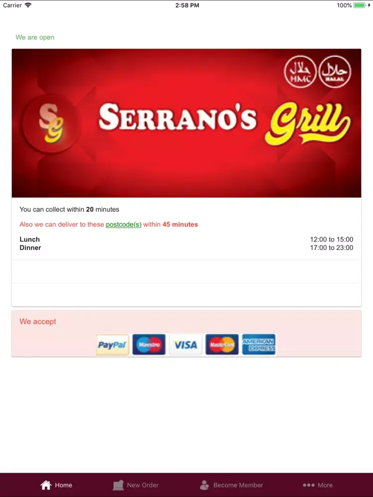 تصاویر Serranos Grills iPad 
