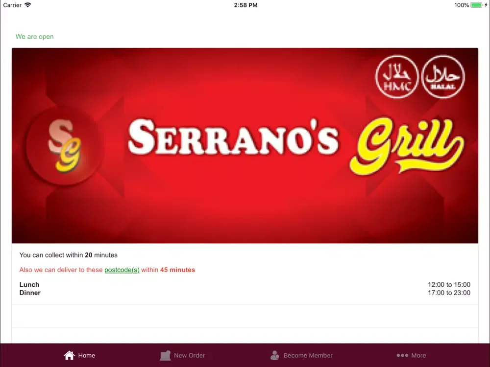 تصاویر Serranos Grills iPad 