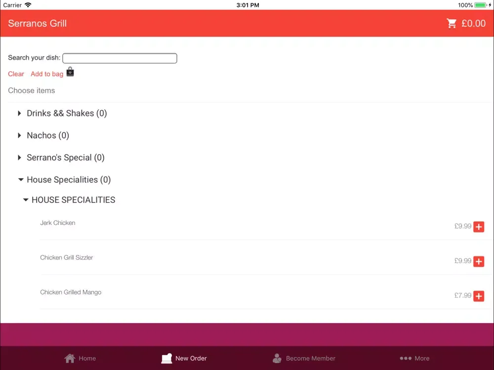 تصاویر Serranos Grills iPad 