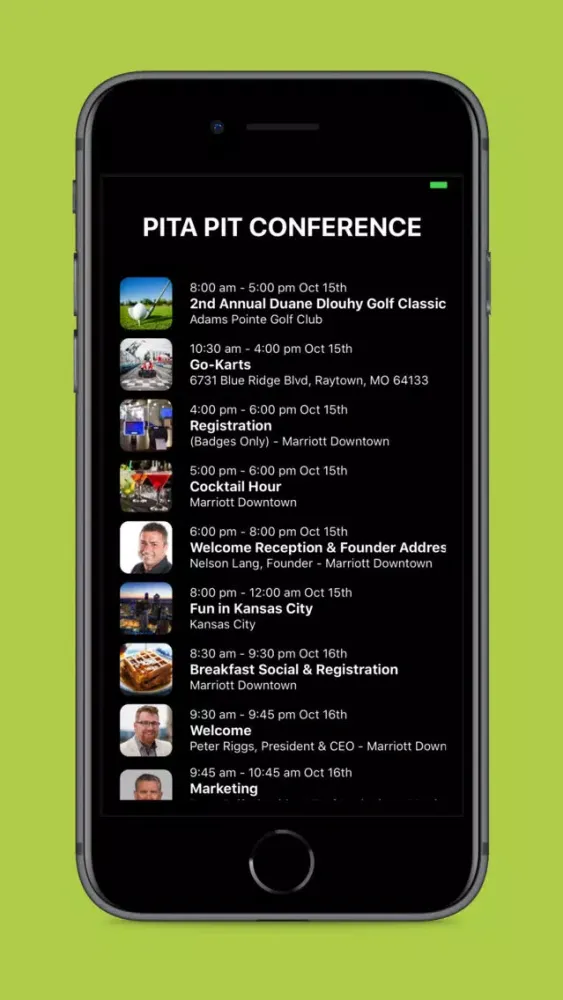 ภาพหน้าจอของ Pita Pit Conference 2018
