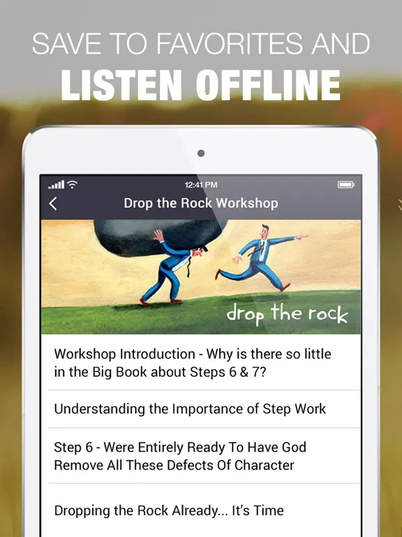 Drop the Rock AA Workshops iPad  স্ক্রিনশট