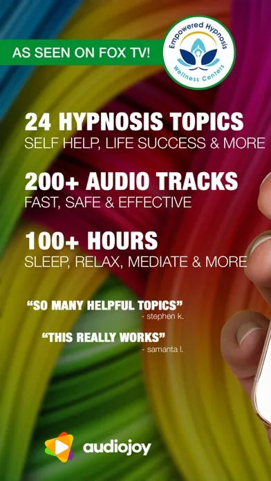 Capturas de pantalla de Empowered Hypnosis Audio Companion Meditation App
