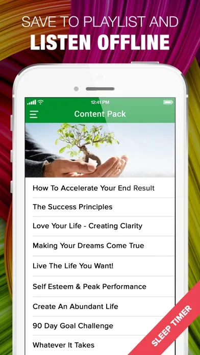 Capturas de pantalla de Empowered Hypnosis Audio Companion Meditation App