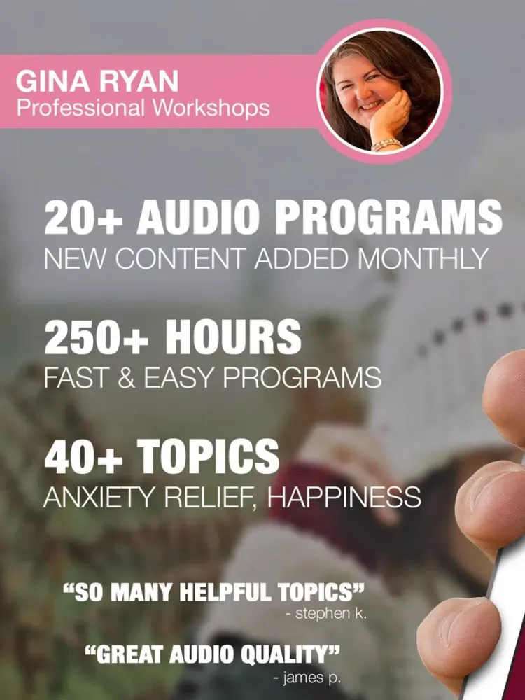 Zrzuty ekranu Anxiety Coaches Podcasts & Workshops by Gina Ryan iPad 