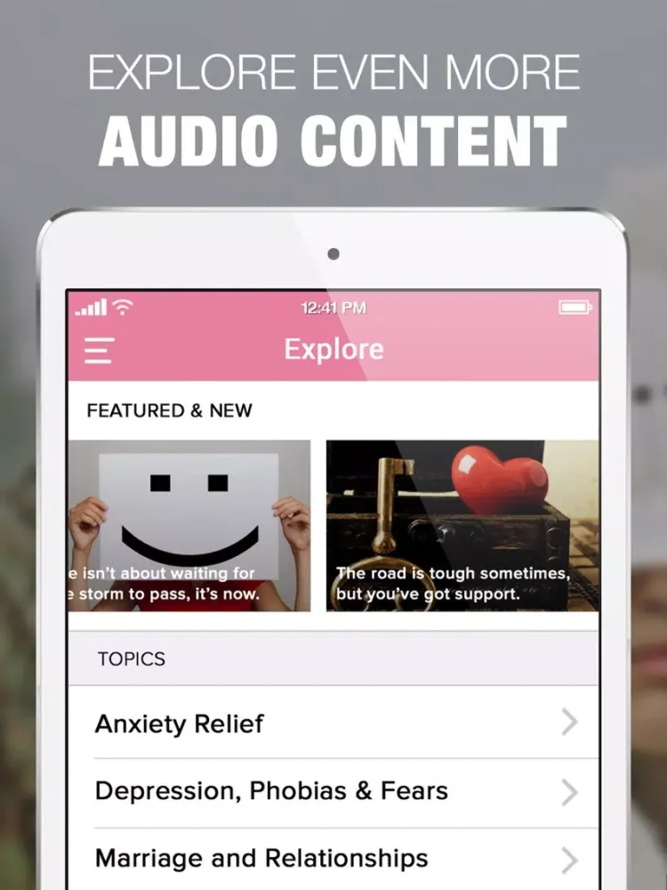 Zrzuty ekranu Anxiety Coaches Podcasts & Workshops by Gina Ryan iPad 
